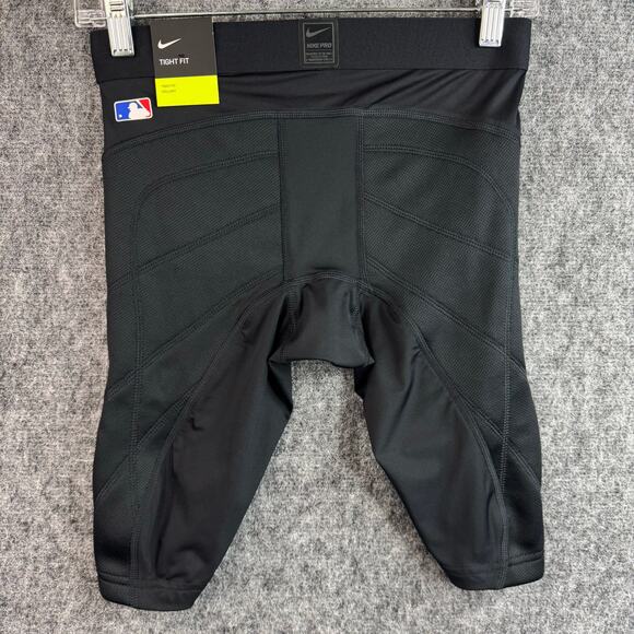 Nike Pro Hyperstrong MLB Black Compression Shorts Mens Size Small 880669-011 - Picture 2 of 7